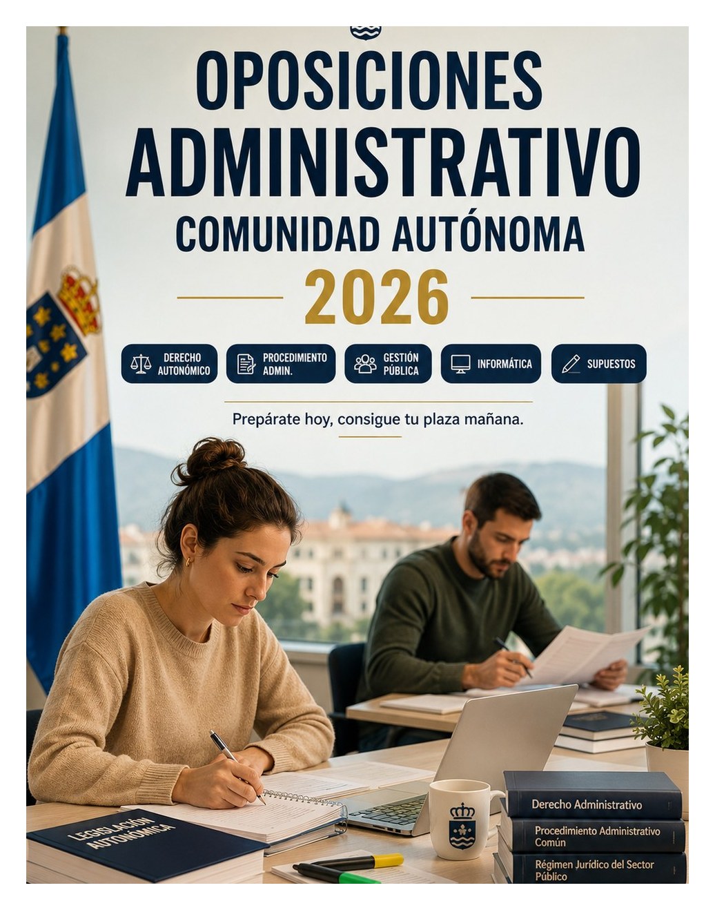Oposiciones Administrativo Comunidad Autónoma 2026 Oposiciones Administrativo Comunidad Autónoma 2026 — Derecho autonómico, procedimiento administrativo, gestión pública, informática, atención ciudadana y supuestos prácticos