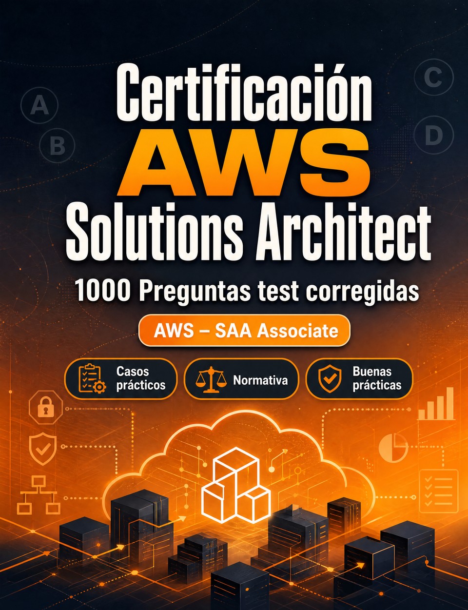 Certificación AWS Solutions Architect 2026-2027 : 1000 Preguntas test corregidas — Preparación examen AWS-SAA: test Casos prácticos, Normativa, Buenas prácticas, Seguridad, Simulación test