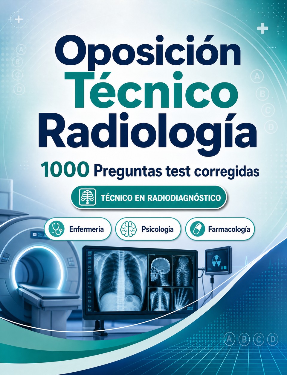Oposición Técnico Radiología 2026-2027 : 1000 Preguntas test corregidas Oposición Técnico Radiología 2026-2027 : 1000 Preguntas test corregidas — Preparación oposición: test Enfermería, Psicología, Farmacología, Urgencias, Higiene hospitalaria con preguntas comentadas